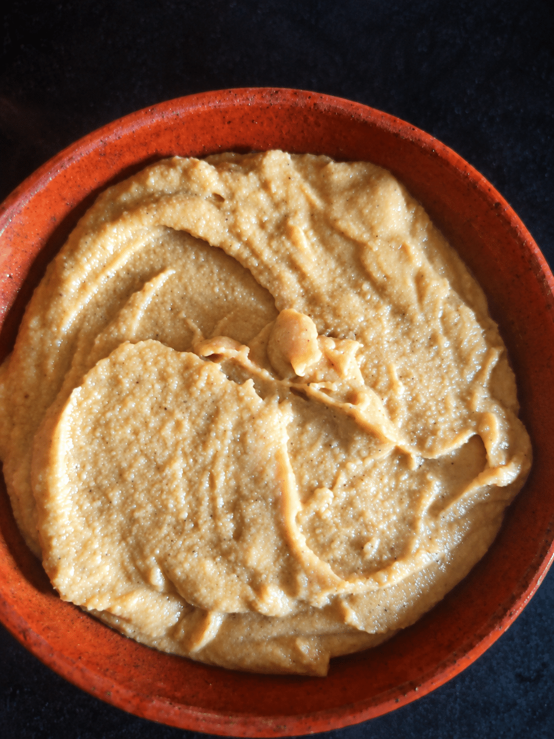 Thick ground Garige batter in a mixer jar